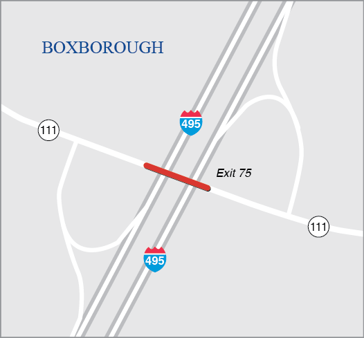 Boxborough: Bridge Replacement, B-18-002, Route 111 over Interstate 495 